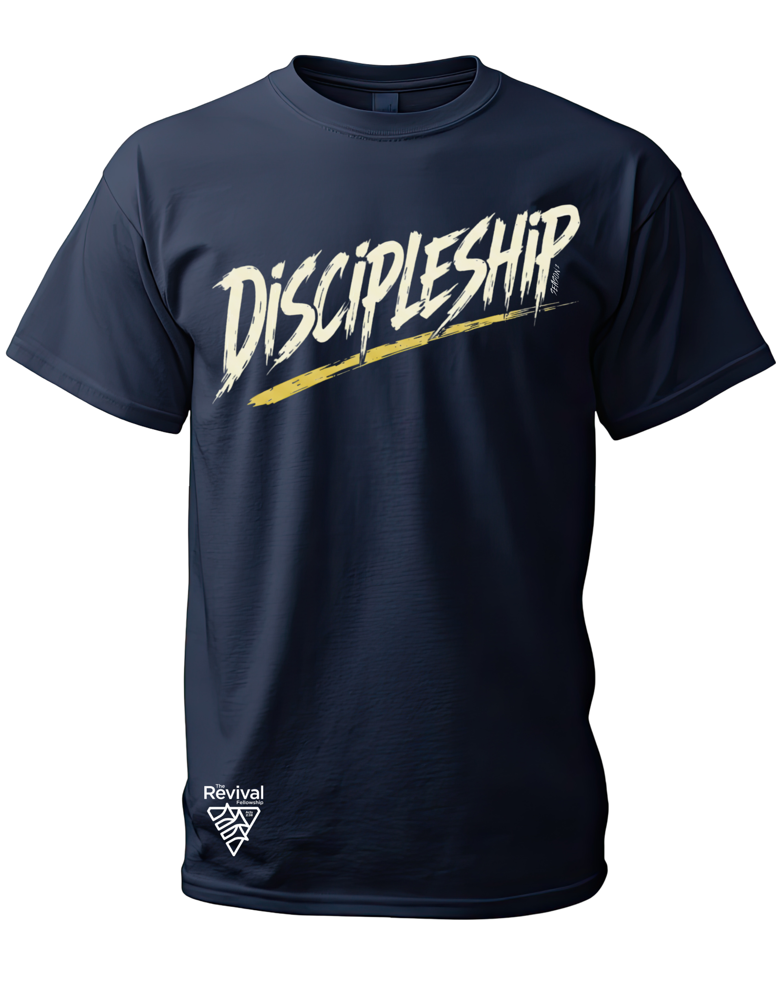 T-shirt Discipleship tampak depan